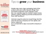 Business Growth Tips